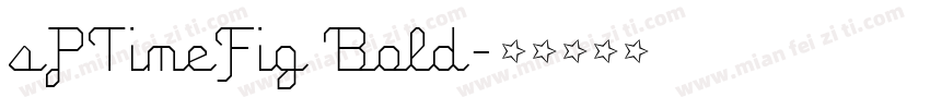 sPTimeFig Bold字体转换